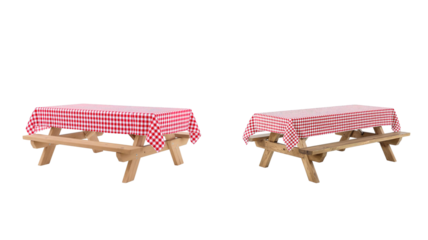 wooden picnic table png
