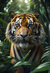 tiger in zoo