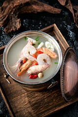 Small hot pot seafood soup base