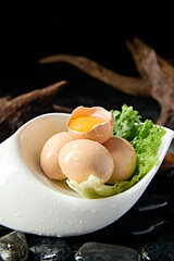 Hot pot ingredients are nutritious and delicious oil eggs