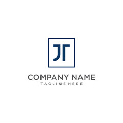 JT vector logo. concept logo