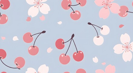 Cherry blossom pattern
