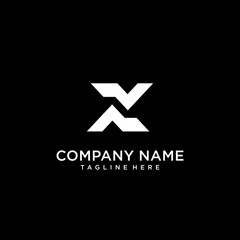 vector logo X. concept logo