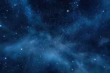 Fototapeta premium A serene night sky adorned with sparkling stars, ideal for tranquil visuals, dreamy themes, and cosmic aesthetics in nature, astrology, or peaceful backgrounds