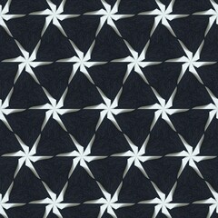 A beautiful pattern of white stars on a dark background