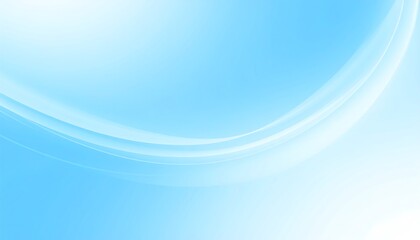 Light blue abstract curves