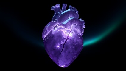 Radiant Heart with an Auroral Glow (オーロラの輝きを放つ心臓)