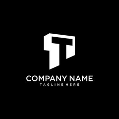 T vector logo. concept logo