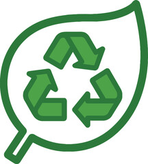 recycling symbol on a white background