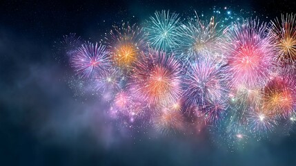 fireworks in the sky