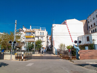 Estación de Sant Pol de Mar​ en la provincia de Barcelona, Cataluña, España