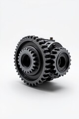 transmission gear parts concept: subject: automatic system in dreamscape style positioning: bottom right copy space: top left and right instructions: