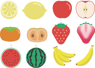 果物　果物断面