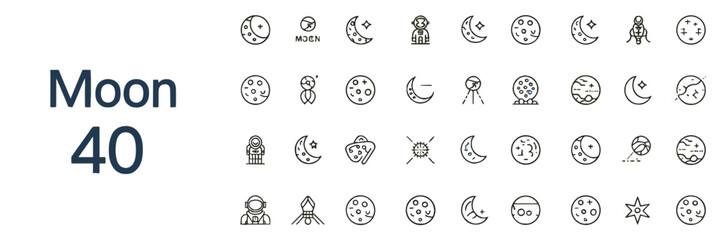 Mechanics Editable Stroke Line Icons &ndash; 36 Vector Icon Set
