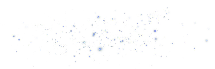 Shining Blue Confetti Dust PNG. Bright Sparkle Overlay with Glowing Particles and Glitter Texture for Invitations, Posters, Holiday Backgrounds and Creative Projects
