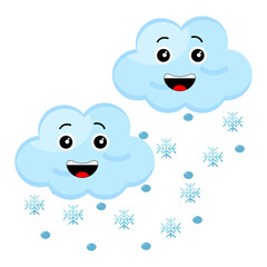 Cloud Cartoon Icon UI Design 