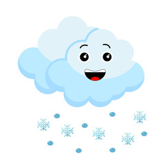 Cloud Cartoon Icon UI Design 