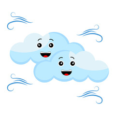 Cloud Cartoon Icon UI Design 