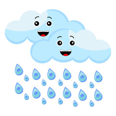 Cloud Cartoon Icon UI Design 