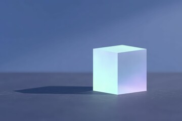 Abstract Glass Bowl Design - Modern Interior Decor. Beautiful simple AI generated image