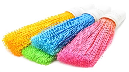 Colorful Plastic Cleaning Brushes Set, Household Cleaning Supplies