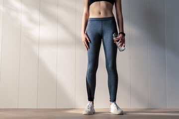 Woman in fashionable sportswear
