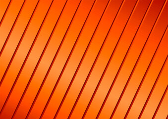 Orange crosswise pattern with diagonal stripes, lines. Interior indoor. Dynamic metal texture. Cool...