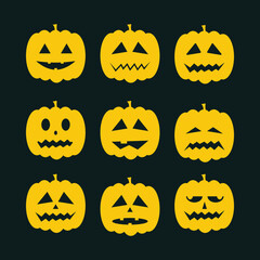 Haloween pumpkin Luxury trendy applicable design stunning abstract vector illustration artwork