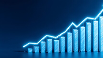 Growth chart for four business quarters. Financial growth indicators. Financial performance over a year. Profit margins. Operating costs. Analyzing yearly financial metrics a comprehensive