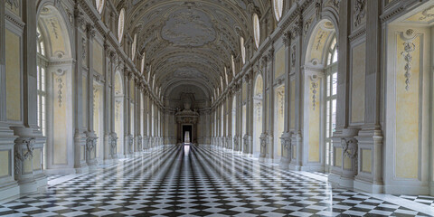 The royal palace of Venaria, near Turin in Italy