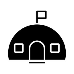 Military Base Icon Design