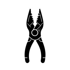 Pliers Tool Icon. This versatile vector illustration is ideal for tool-related designs, industrial applications, DIY projects, and hardware themes across websites, apps, and print media