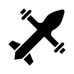 Military Drone Icon Design