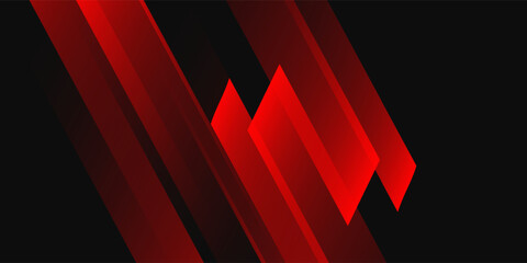 Black red sport background with diagonal speed line and shape.