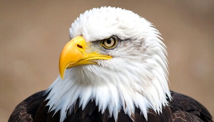 Obraz premium Close-up of an eagle's head