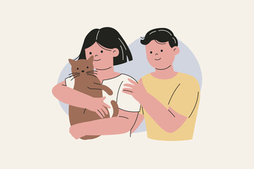 Illustration of Animal Assisted Therapy for Emotional Support