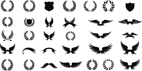 Black and White Geometric Shapes Pattern Circles Squares Stars Diamonds and More