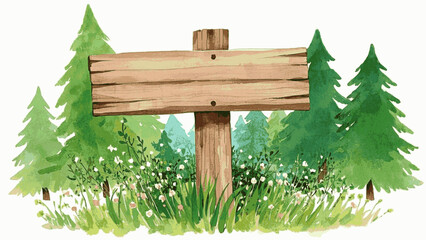 Guiding Strokes Fade Signpost isolated watercolor vector illustration svg