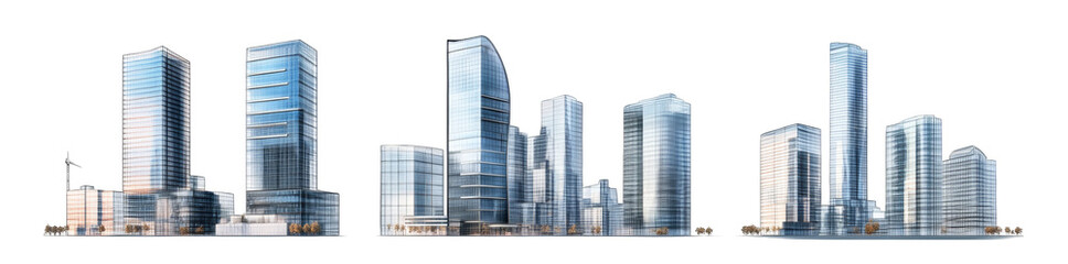 Obraz premium new york city skyscrapers