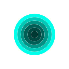 Colour hypnotic circle