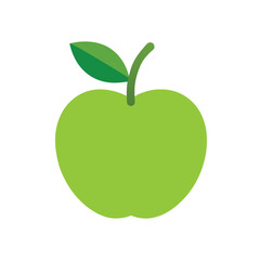 Green apple vector illustration