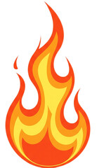 vector fire icon