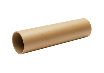 Isolated Cardboard Tube for Creative Projects
