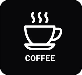 coffee cup design for template.