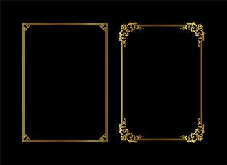 vintage frames vector art ornament