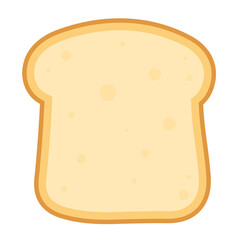Bread toast logo icon vector illustration. Bread isolated on PNG.