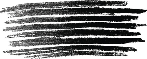 Abstract Black and White Horizontal Brush Strokes Texture Grunge Background Design Element Graphic Pattern Overlay Monochrome Coarse Grainy