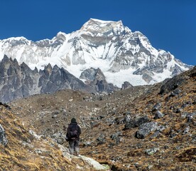 Mount Cho Oyu, way to Cho Oyu base camp