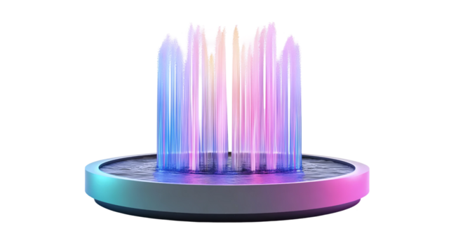 Digital Lighted Fountain