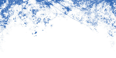 Abstract Blue Winter Frame with Grunge Texture Effect. Ice skating backdrop. Retro background with torn, ice marks perfect for cards, web, print, covers